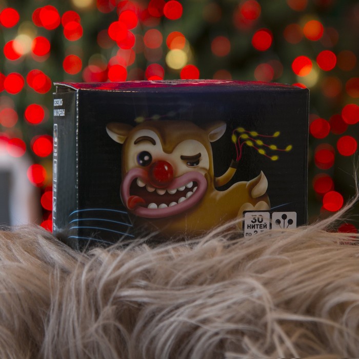 Гирлянда "Конский хвост (капля росы)" 30 нитей по 2,5 м., LED-750-12V, контроллер 8 режимов, КРАСНЫЙ