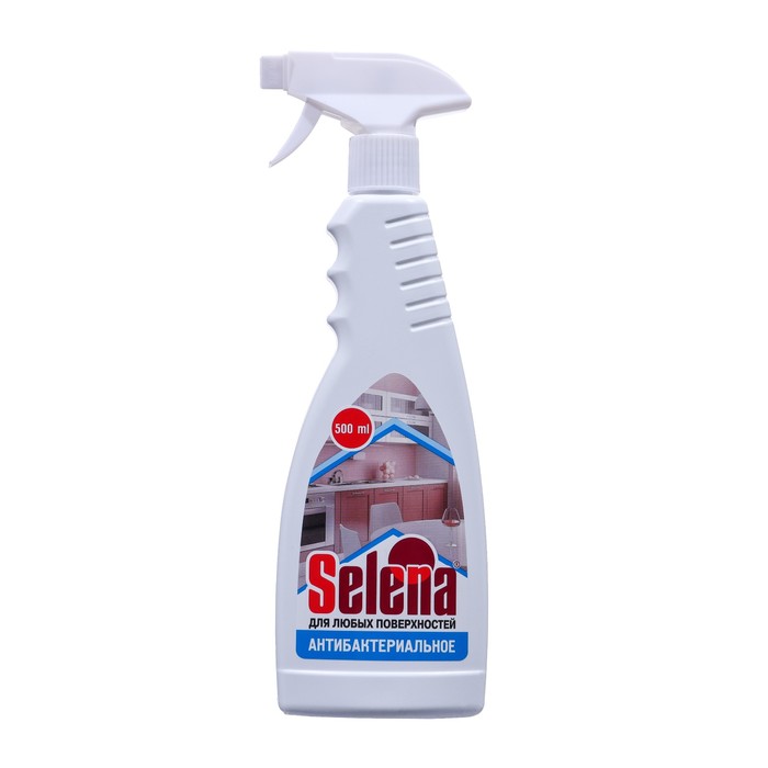 Чистящее средство Selena,Антибактериальный, спрей, универсальное, 500 мл чистящее средство для ванной hausmann универсальное спрей 500 мл