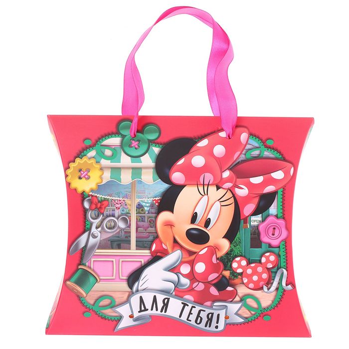 Коробка складная фигурная "Для тебя", Минни Маус, 19 х 18 см