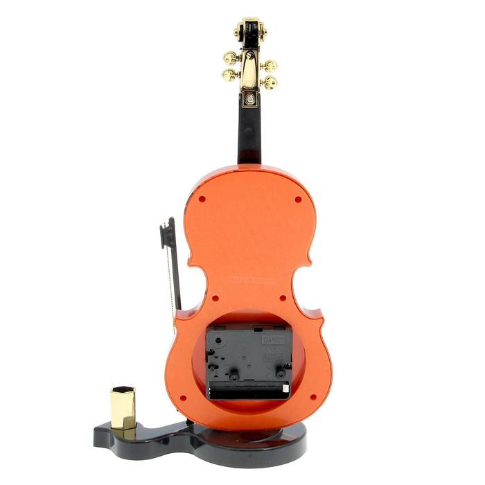 Будильник серия Музыка. Скрипка с пюпитром 10*27см микс