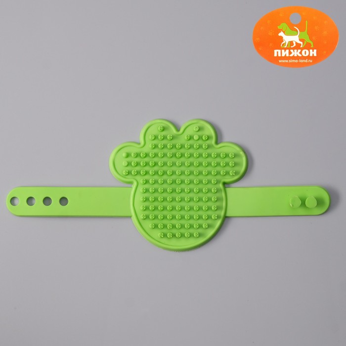 Щетка-наладонник "Лапа", микс цветов