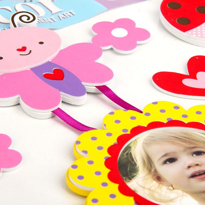 Наклейка-фоторамка интерьерная EVA "Насекомые" МИКС