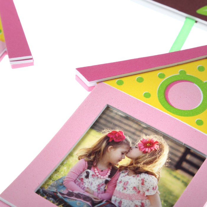 Наклейка-фоторамка интерьерная EVA "Домик/Заборчик" МИКС