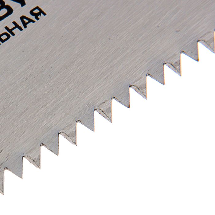 Ножовка по дереву TUNDRA comfort, двухсторонняя заточка каленый зуб 5мм, 500мм