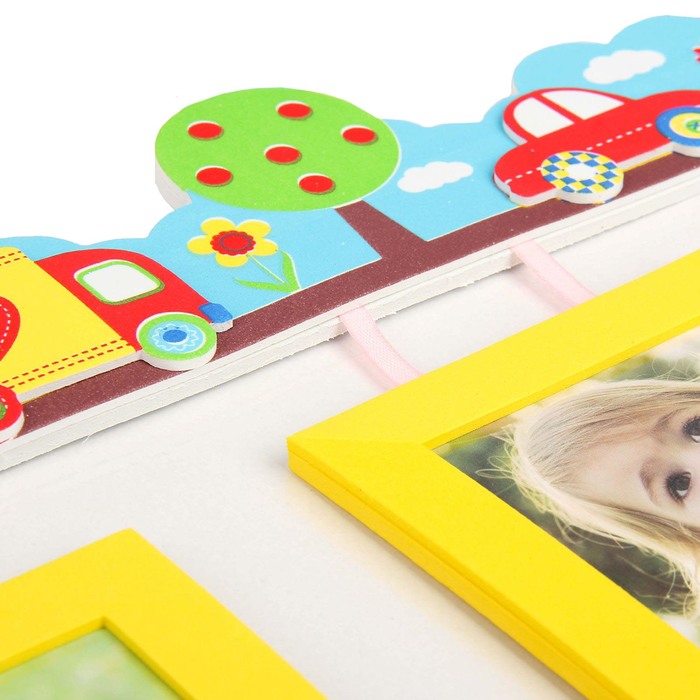 Наклейка-фоторамка интерьерная EVA "Транспорт" МИКС