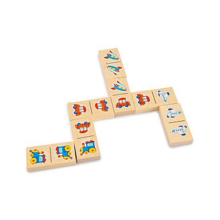 Домино "Техника", размер фишки: 6 × 3 × 1 см