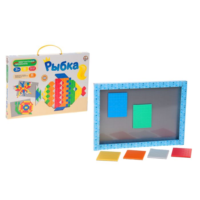 Магнитная мозаика «Рыбка», 312 элементов