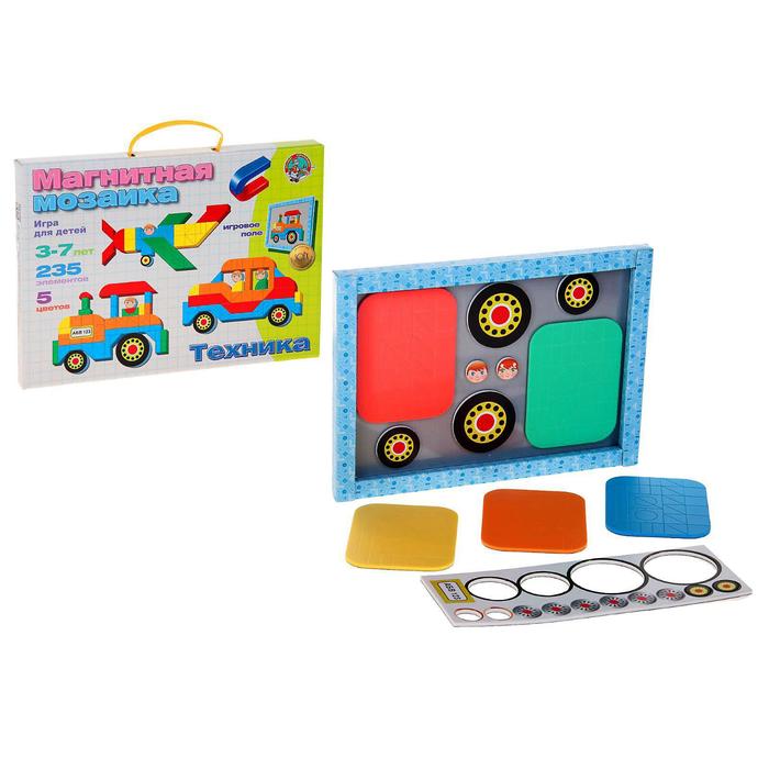 Магнитная мозаика «Техника», 235 элементов