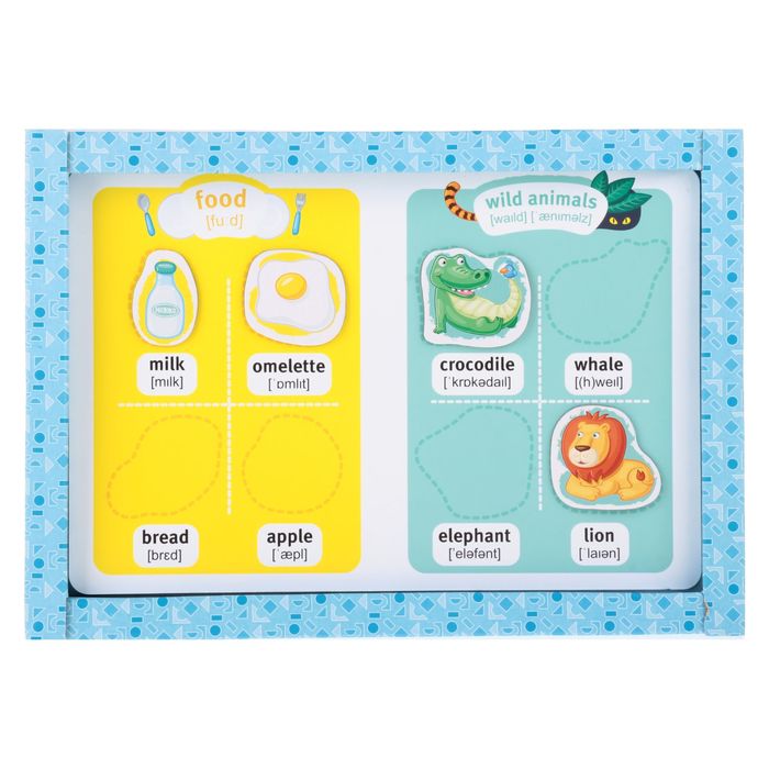 Развивающая игра «Магнитные истории: Учим английский»