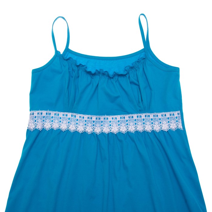 Сорочка женская на бретельках 10 МИКС, р-р 46 кулирка