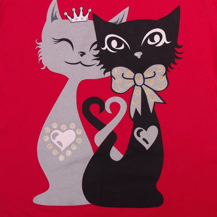 Комплект женский (футболка, бриджи) ТК-82БК, цвет микс, размер 48, кулирка