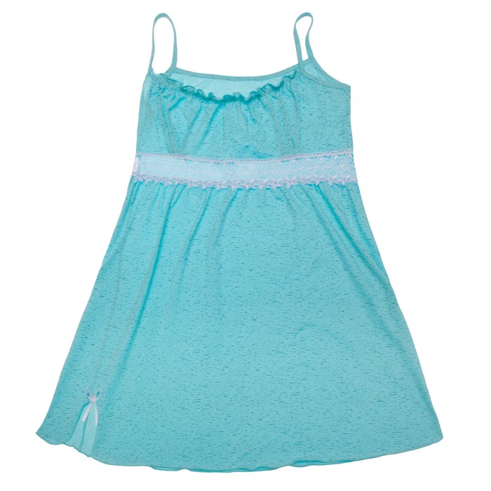 Сорочка женская на бретельках 10 МИКС, р-р 48 кулирка