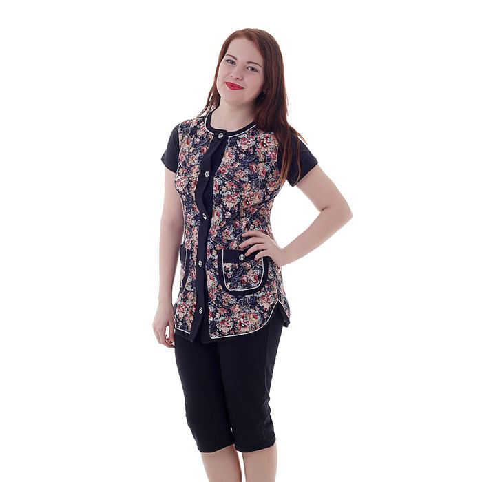 Комплект женский (туника, бриджи) ДК-509А МИКС, р-р 52