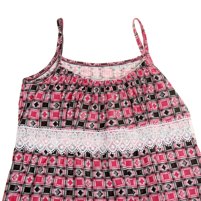 Сорочка женская на бретельках 10 МИКС, р-р 44 кулирка