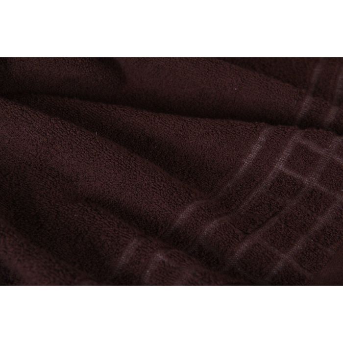 Полотенце махровое "Этель" Гармония темно-бежевый 30*70 см, 100% хлопок, 400гр/м2