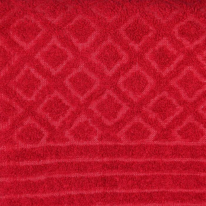 Полотенце махровое "Этель" Стайл красный 30*70 см, 100% хлопок, 400гр/м2