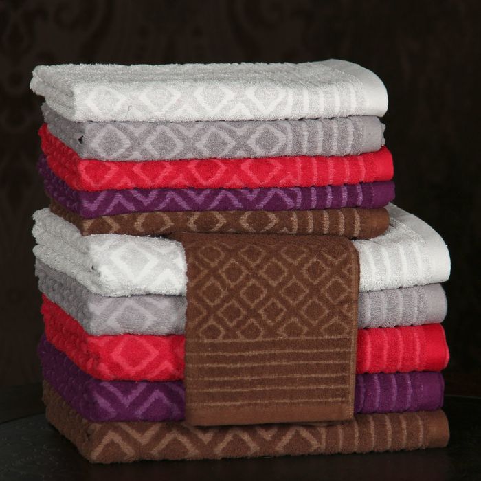 Полотенце махровое "Этель" Стайл темно-бежевый 30*70 см, 100% хлопок, 400гр/м2