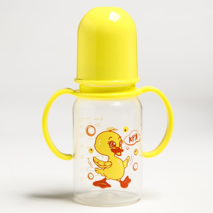Бутылочка для кормления «Уточка» 125 мл, от 0 мес.