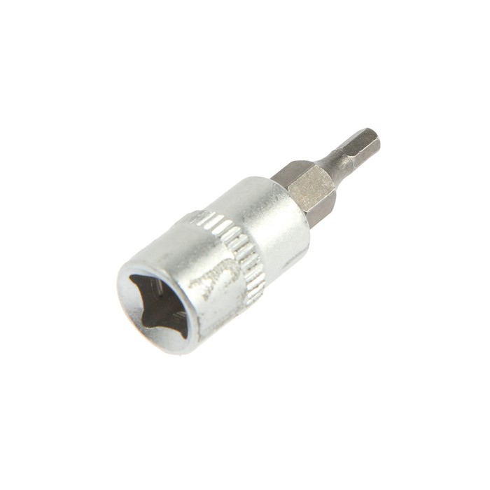 Головка торцевая с битой TUNDRA premium, 1/4", H3, CrV