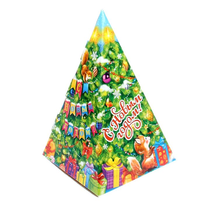 Коробка складная «Ёлочка», 15 х25 см