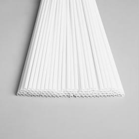 Трубочка для шаров, флагштоков и сахарной ваты, 41 см, d=6 мм, цвет белый от Сима-ленд