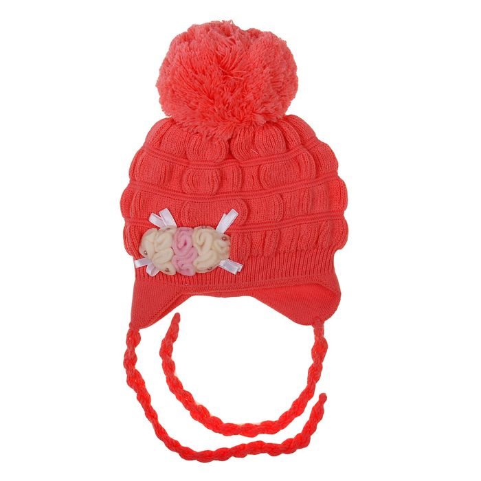 Шапка двухслойная для девочки "Дайна", размер 50-52, цвет МИКС