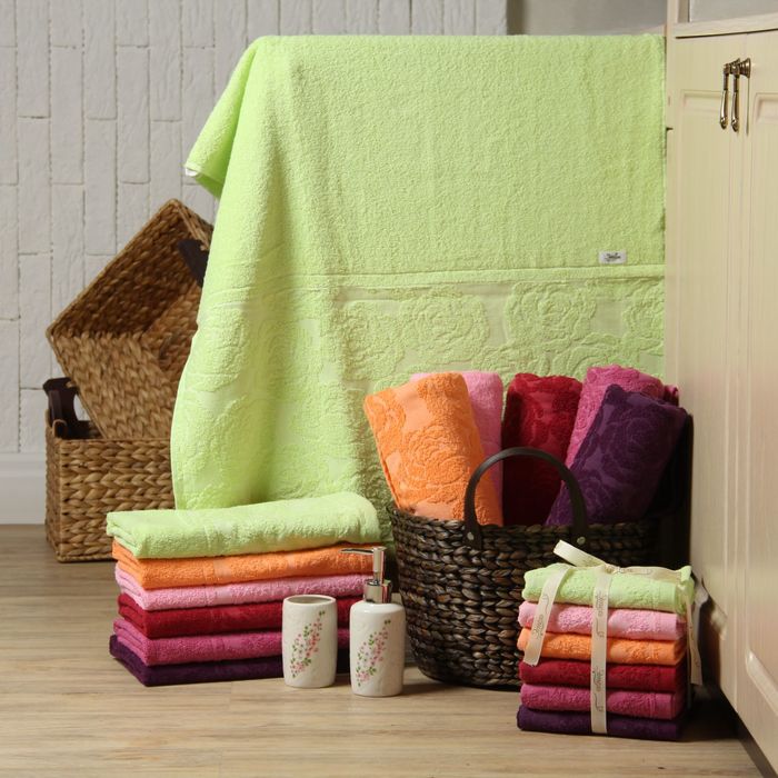 Полотенце махровое "Этель" Симфония опал 30*70 см, 100% хлопок, 400гр/м2