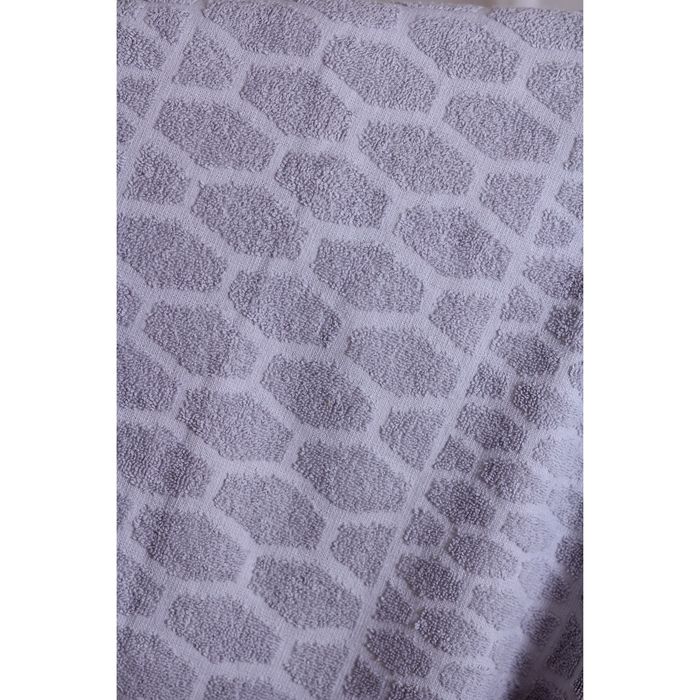 Полотенце махровое "Этель" Серпенте серый 70*140 см, 100% хлопок, 400гр/м2