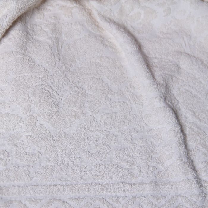 Полотенце махровое "Этель" Барокко кремовый 50*90 см, 100% хлопок, 400гр/м2