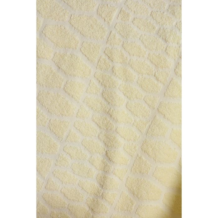 Полотенце махровое "Этель" Серпенте светло-желтый 30*70 см, 100% хлопок, 400гр/м2