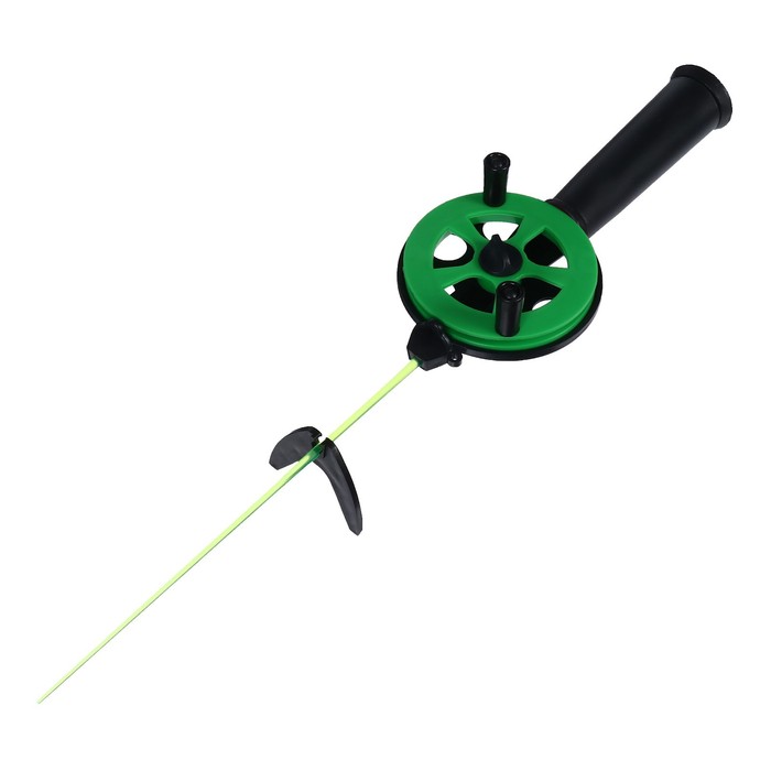 Удочка зимняя Профи УП-2, ручка пластик, хлыст поликарбонат, цвет зелёный