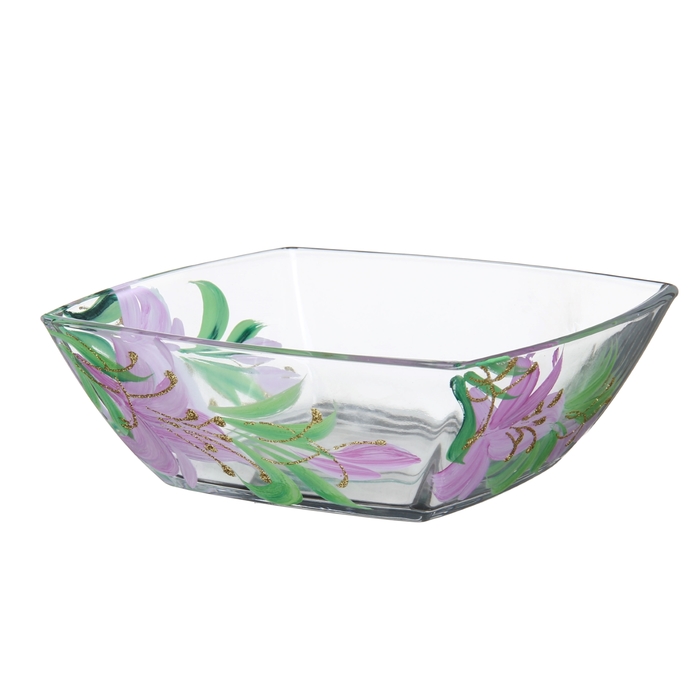 Салатник 16 см "Нежный гиппеаструм", рисунок МИКС