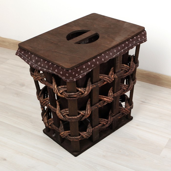 Корзина для белья плетеная "Тропикана"