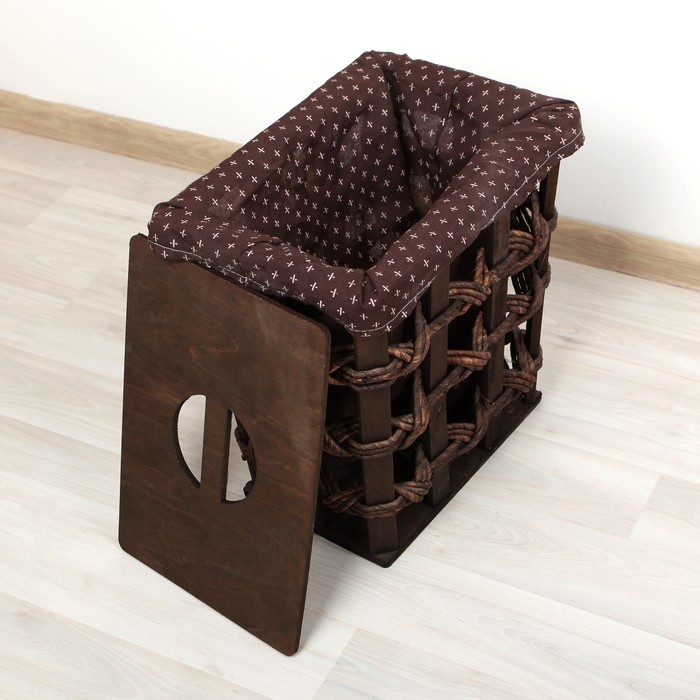 Корзина для белья плетеная "Тропикана"