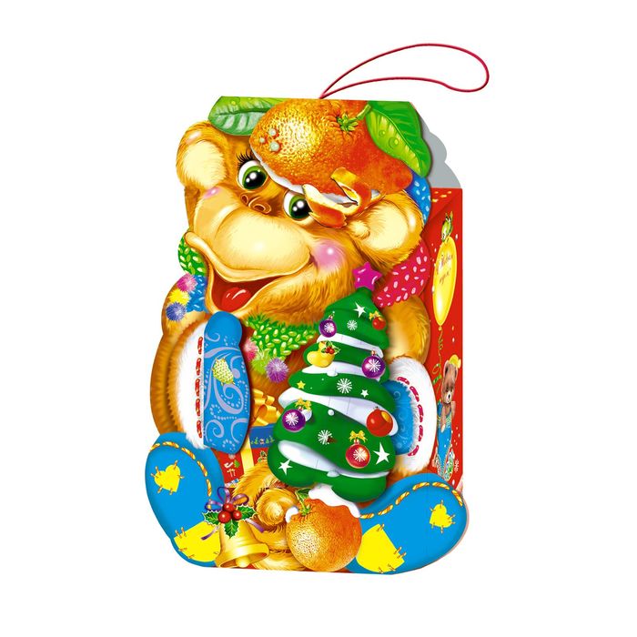 Подарочная коробка "Заводной апельсин", сборная, 20 х 6,5 х 31 см