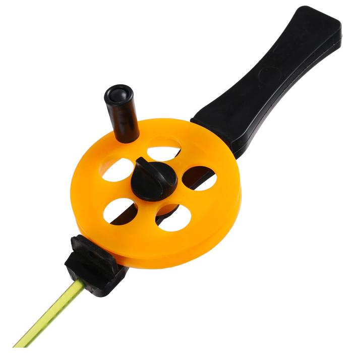 Удочка зимняя «Профи» УП-3, пластиковая ручка, хлыст поликарбонат, цвет оранжевый
