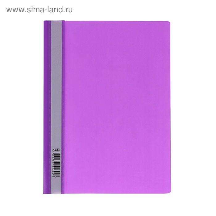 Папка-скоросшиватель А4, 140/180 мкм, фиолетовая