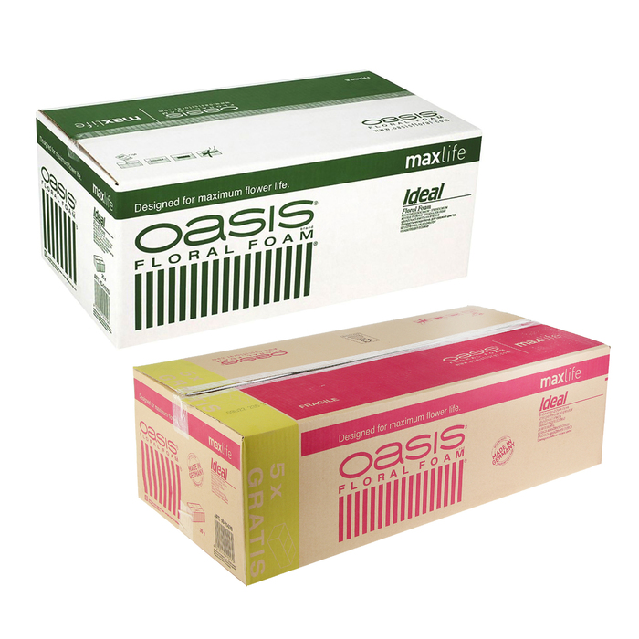 Губка флористическая "Оазис Идеал" кирпич, 23 х 11 х 8 см