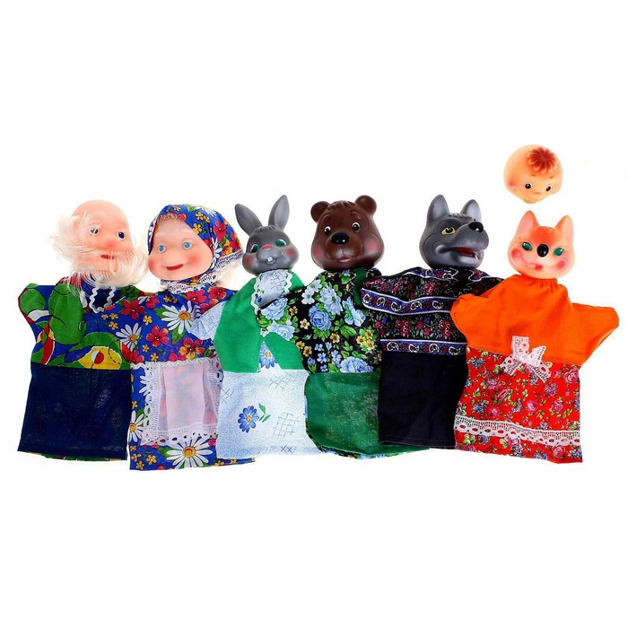 Кукольный театр Колобок 6 кукол 2487₽