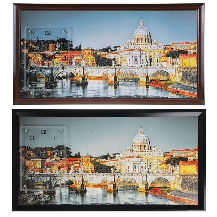 Часы-картина настенные "Ватикан", 50х100 см микс