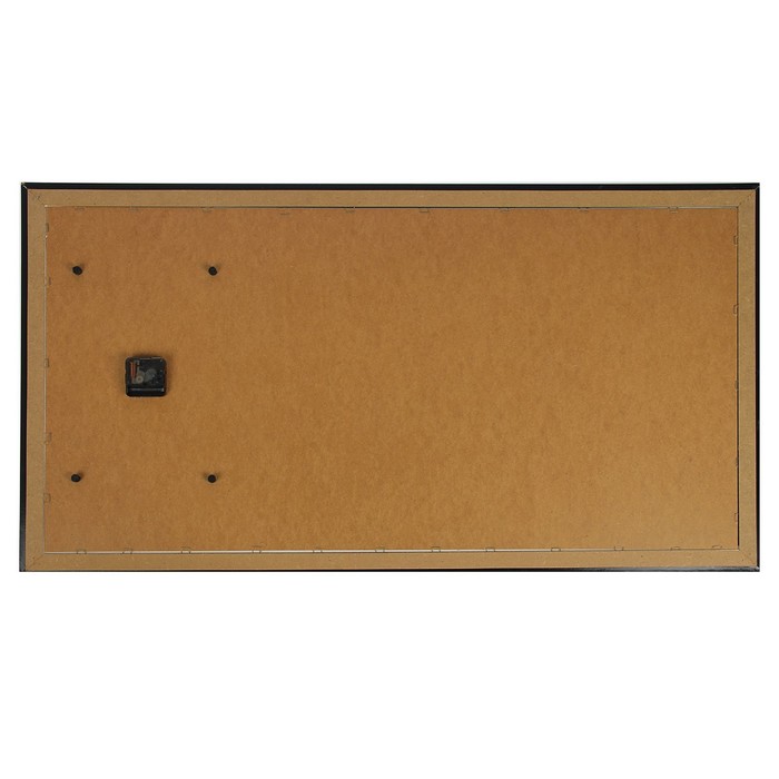 Часы-картина настенные "Вестминстерский дворец черно-белый", 50х100 см микс