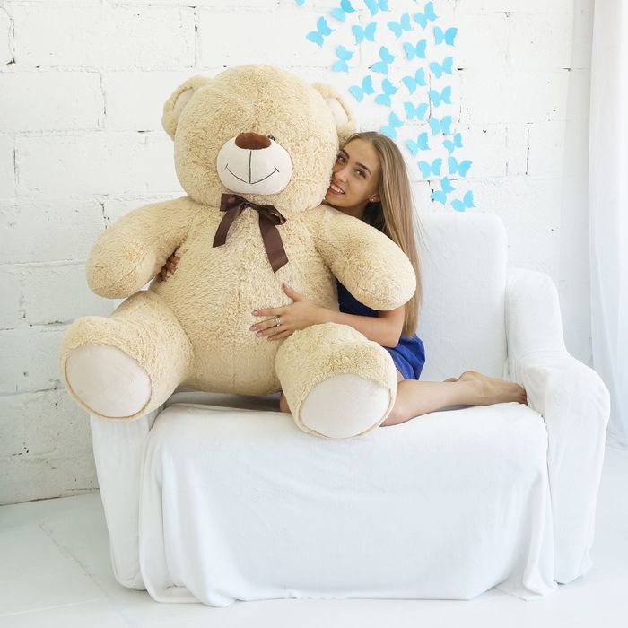 Мягкая игрушка "Мишка Кузя", цвет бежевый