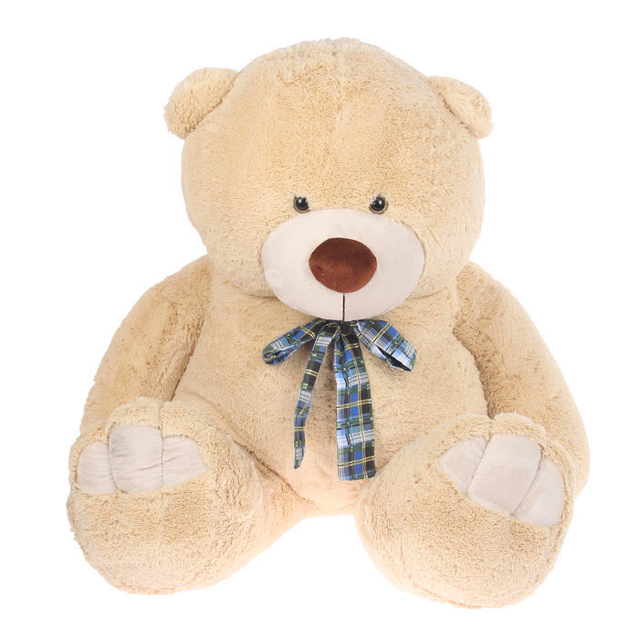 Мягкая игрушка "Мишка Олимп", цвет бежевый,150 см