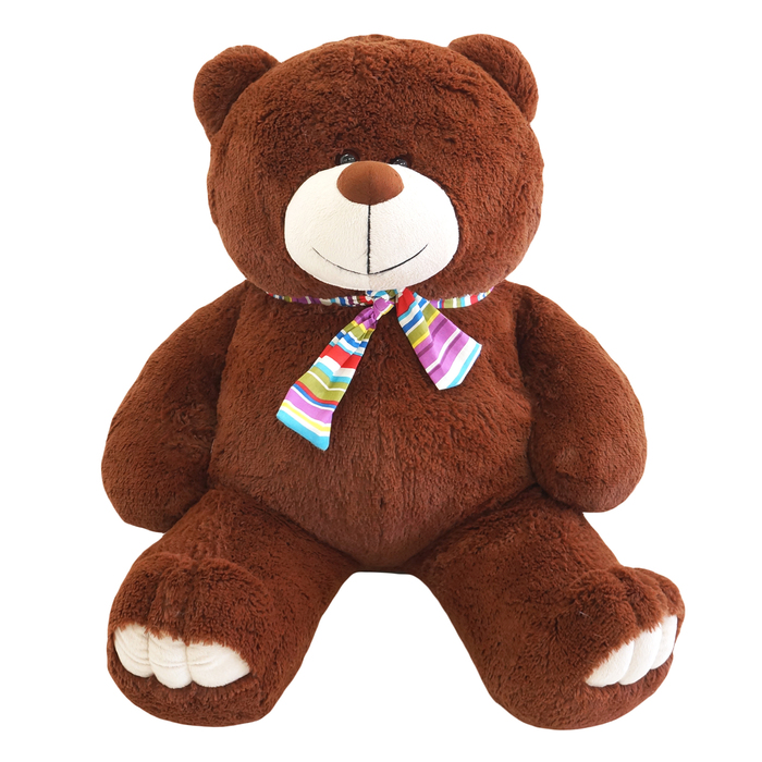 Мягкая игрушка "Мишка Олимп", цвет коричневый