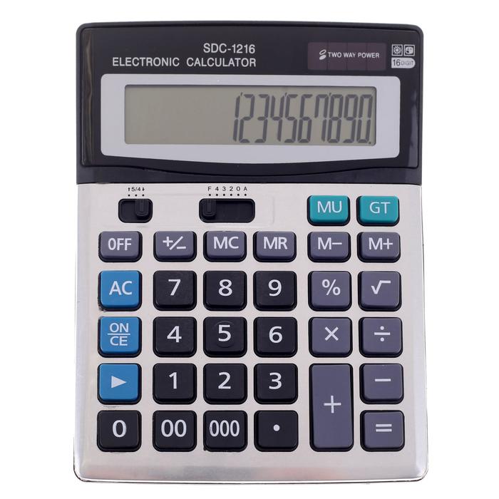 цена Калькулятор настольный, 16 - разрядный, SDC - 1216