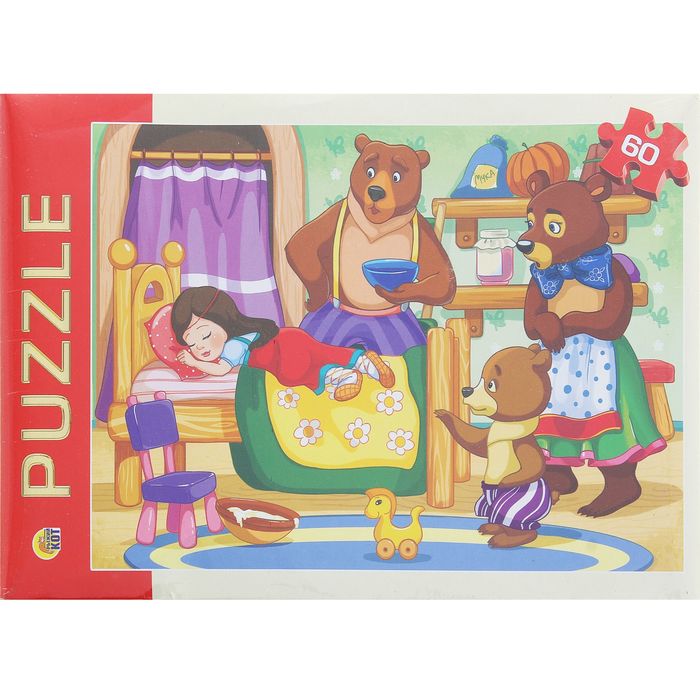 Пазл "Три медведя", 60 элементов