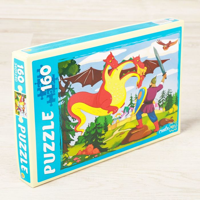 Пазл "Добрыня Никитич и Змей Горыныч", 160 элементов