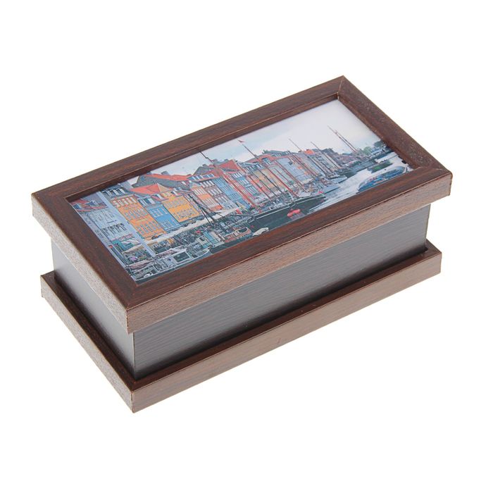 Купюрница "Городская река"  18,5х9,5х7 см.