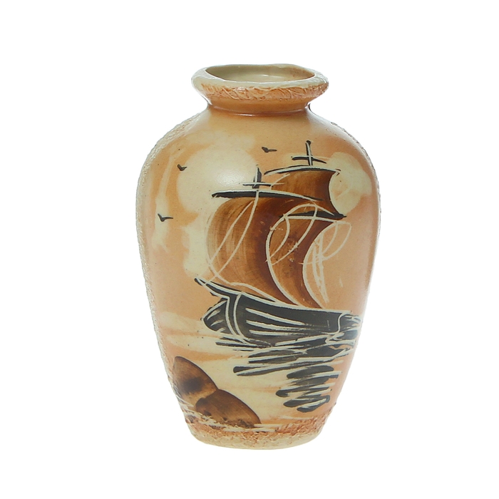 Ваза "Адам" малая, кораблик