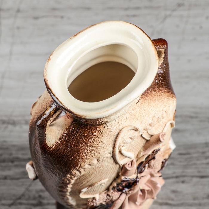 Ваза "Пикассо" малая, лепка цветы, микс